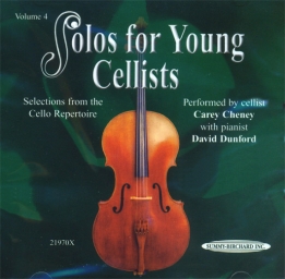Solos for Young Cellists CD Volume 4