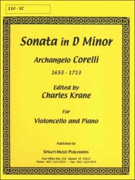 Corelli - Cello Sonata in D minor, Op. 5 No. 8 (SPRATT)