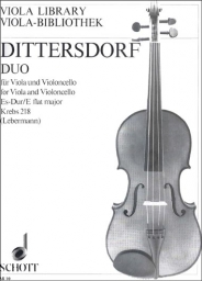 Dittersdorf - Duo in E flat major, Krebs 218 (SCHOTT) Dittersdorf - Duo in E flat major, Krebs 218 (SCHOTT)