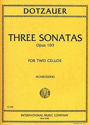 Three Sonatas Op. 103