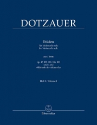Dotzauer - Etudes for Violoncello Solo (BAR)