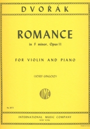 Romance in F-, Op. 11 for Violin and Piano