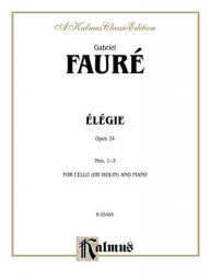 Faure - Elegie Op. 24 for Cello and Piano (KAL)
