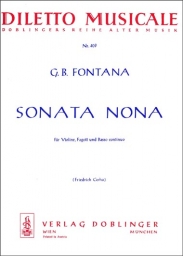 Sonata Nona für Violine, Fagott und Basso Continuo
