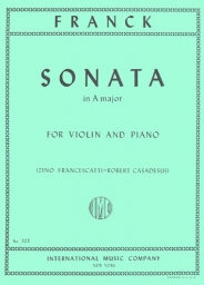 Franck - Sonata in A major for Violin and Piano (INT)