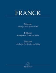 Franck - Sonata arranged for Piano and Viola