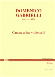Gabrielli - Canons for Two Cellos (SJ)