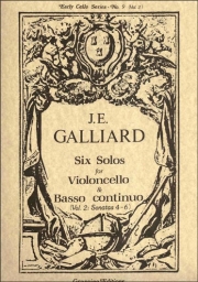 Six Solos for Violoncello & Basso continuo (Vol. 2)
