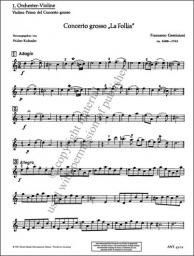 Concerto Grosso "La Follia" - Orchestra Violin 1