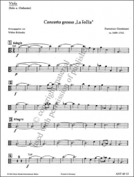 Concerto Grosso "La Follia" - Viola