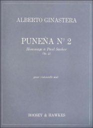 Ginastera - Puneña No. 2, Op. 45 for Cello and Piano (B&H)