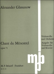Chant du Ménestrel for Cello and Orchestra Op.71