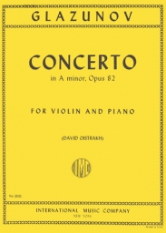 Concerto in A- Op.82 for Violin and Piano