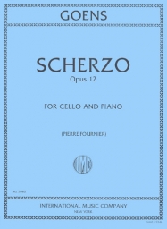 Goens - Scherzo Op. 12 for Cello and Piano (INT)