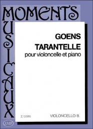 Goens - Tarantelle for Cello and Piano (EMB)