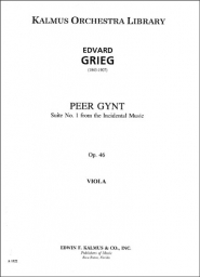 Peer Gynt Suite No.1 Op.46, Viola Part