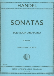 Handel - Six Sonatas for Violin and Piano Vol. 1 (INT)