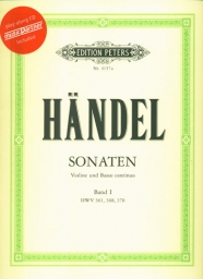 Handel - Sonatas for Violin and Basso Continuo, Vol. 1 (CD)(PET) Handel - Sonatas for Violin and Basso Continuo, Vol. 1 (CD)(PET)
