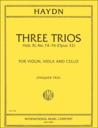 Three Trios, Hob. XI, No. 74-76
