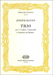 Haydn - Trio Hob. V: G1 for 2 Violins and Cello (EMB)