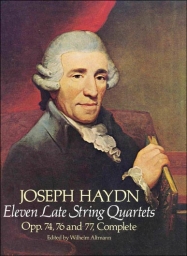 Haydn - Late String Quartets Op. 74, 76 & 77 - Score (DOVER) Haydn - Late String Quartets Op. 74, 76 & 77 - Score (DOVER)
