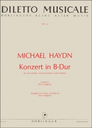 Haydn, Michael - Violin Concerto in B flat Major (DOB)