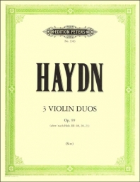 3 Violin Duos, Op. 99