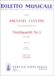 Haydn, Michael - String Quartet No. 5 in F Major (DOB) Haydn, Michael - String Quartet No. 5 in F Major (DOB)