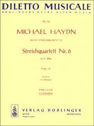 Haydn, Michael - String Quartet No. 6 in C Major (DOB) Haydn, Michael - String Quartet No. 6 in C Major (DOB)
