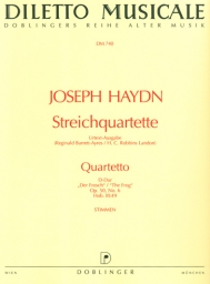 Haydn - String Quartet Op. 50, No.6 "The Frog" Hob. III:49 (DOB) Haydn - String Quartet Op. 50, No.6 "The Frog" Hob. III:49 (DOB)