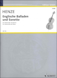 Henze - English Ballades and Sonnets for Cello & Piano (SCHOTT)