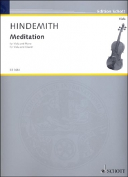 Hindemith - Meditation for Viola and Piano (SCHOTT)