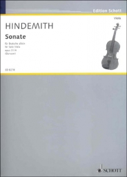 Hindemith - Sonata for Solo Viola, Op. 31 No. 4 (SCHOTT)