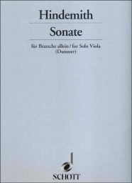 Hindemith - Sonata for Solo Viola (SCHOTT)