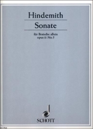 Hindemith - Sonata for Solo Viola, Op. 11 No. 5 (SCHOTT)