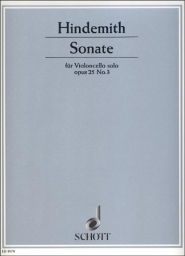 Hindemith - Sonata for Solo Cello, Op. 25 No. 3 (SCHOTT)