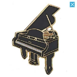 Piano Pin - Black