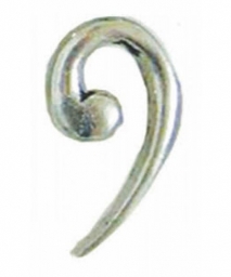 Pewter Bass Clef Pin