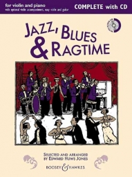 Jazz, Blues, and Ragtime for Violin and Piano Complete with CD