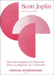 Joplin - Three Easy Ragtimes for 3 Cellos