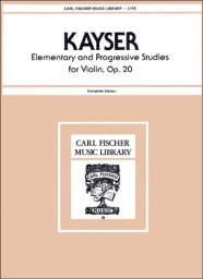 Elementary and Progressive Studies for Violin Op.20