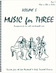 Music for Three Vol. 5 Part 1 - Flute/Oboe/Violin