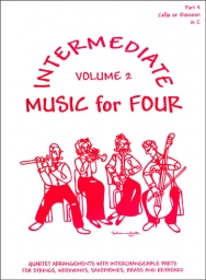 Music for Four Intermediate (Cello) - Vol. 2