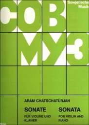 Khachaturian - Sonata for Violin and Piano (SIK)