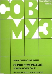 Khachaturian - Sonata-Monologue for Solo Violin  (SIK)