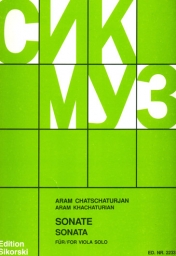 Sonata for Solo Viola