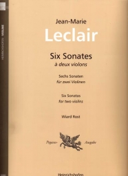 Leclair - 6 Sonatas for 2 Violins (HEINRICH) Leclair - 6 Sonatas for 2 Violins (HEINRICH)