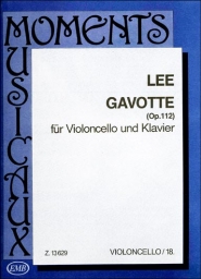 Lee - Gavotte in B Minor Op. 112 for Cello and Piano (EMB)