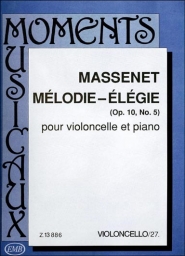 Massenet - Mélodie-Élégie Op. 10 No. 5 for Cello and Piano (EMB)