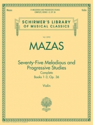 Mazas - 75 Melodious and Progressive Studies, Op. 36 (SCHIR) Mazas - 75 Melodious and Progressive Studies, Op. 36 (SCHIR)